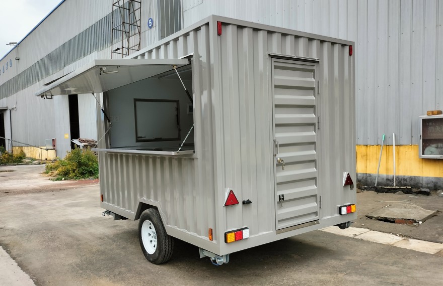 shipping container food trailer